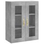 Armarios de pared 2 uds madera de ingeniería gris hormigón de vidaXL, Aparadores - Ref: Foro24-3197925, Precio: 166,71 €, Des...