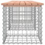 Banco jardín diseño gaviones madera abeto Douglas 203x44x42 cm de vidaXL, Bancos de jardín - Ref: Foro24-834342, Precio: 123,...