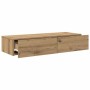 Estantería de pared con cajones madera de contrachapada en Estanterías | Comprar online en Foru.es