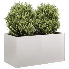 Jardinera 80x40x40 cm acero inoxidable en Macetas y jardineras | Comprar online en Foru.es