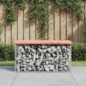 Gabionen-Design-Gartenbank aus Douglasienholz 83x44x42 cm von vidaXL, Gartenbänke - Ref: Foro24-834357, Preis: 63,55 €, Rabat...