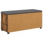 Banco de entrada con cojín Roble ahumado 100 x 38 x 46 cm en Bancos para recibidores y almacenamiento | Comprar online en Foru.e