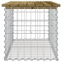 Banco jardín diseño gaviones madera pino impregnada 83x44x42 cm de vidaXL, Bancos de jardín - Ref: Foro24-834358, Precio: 68,...