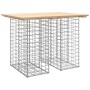 Banco de jardín diseño gaviones madera maciza pino 100x70x72 cm de vidaXL, Bancos de jardín - Ref: Foro24-834362, Precio: 77,...