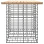 Banco de jardín diseño gaviones madera maciza pino 100x70x72 cm de vidaXL, Bancos de jardín - Ref: Foro24-834362, Precio: 77,...