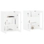 Armarios de pared 2 uds madera de ingeniería blanco de vidaXL, Aparadores - Ref: Foro24-3197913, Precio: 158,27 €, Descuento: %
