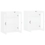 Armarios de pared 2 uds madera de ingeniería blanco de vidaXL, Aparadores - Ref: Foro24-3197913, Precio: 158,27 €, Descuento: %