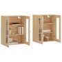 Armarios de pared 2 uds madera de ingeniería roble Sonoma de vidaXL, Aparadores - Ref: Foro24-3197916, Precio: 165,55 €, Desc...