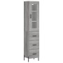 Aparador alto madera contrachapada gris Sonoma 34,5x34x180 cm de vidaXL, Aparadores - Ref: Foro24-3199247, Precio: 127,93 €, ...