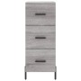 Aparador alto madera contrachapada gris Sonoma 34,5x34x180 cm de vidaXL, Aparadores - Ref: Foro24-3199247, Precio: 127,93 €, ...