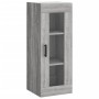 Aparador alto madera contrachapada gris Sonoma 34,5x34x180 cm de vidaXL, Aparadores - Ref: Foro24-3199247, Precio: 127,93 €, ...