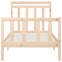 Estructura de cama madera maciza de pino 90x200 cm de vidaXL, Camas y somieres - Ref: Foro24-3107013, Precio: 90,94 €, Descue...