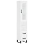 Aparador alto madera contrachapada blanco 34,5x34x180 cm de vidaXL, Aparadores - Ref: Foro24-3199321, Precio: 116,26 €, Descu...