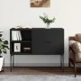 Aparador de madera de ingeniería negro 100x40x79,5 cm de vidaXL, Aparadores - Ref: Foro24-831818, Precio: 76,74 €, Descuento: %