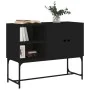 Aparador de madera de ingeniería negro 100x40x79,5 cm de vidaXL, Aparadores - Ref: Foro24-831818, Precio: 76,74 €, Descuento: %