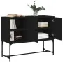 Aparador de madera de ingeniería negro 100x40x79,5 cm de vidaXL, Aparadores - Ref: Foro24-831818, Precio: 76,74 €, Descuento: %