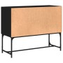 Aparador de madera de ingeniería negro 100x40x79,5 cm de vidaXL, Aparadores - Ref: Foro24-831818, Precio: 77,82 €, Descuento: %