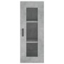 Aparador de madera contrachapada gris hormigón 34,5x34x180 cm de vidaXL, Aparadores - Ref: Foro24-3199301, Precio: 112,63 €, ...