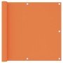 Toldo para balcón tela oxford naranja 90x500 cm en Sombrillas | Comprar online en Foru.es