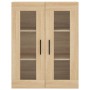 Aparador alto madera contrachapada color roble 69,5x34x180 cm de vidaXL, Aparadores - Ref: Foro24-3198236, Precio: 171,41 €, ...