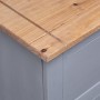 Aparador de madera maciza pino estilo Panamá gris 93x40x80 cm de vidaXL, Aparadores - Ref: Foro24-282698, Precio: 161,54 €, D...