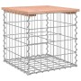 Banco jardín diseño gaviones madera abeto Douglas 43x44x42 cm de vidaXL, Bancos de jardín - Ref: Foro24-834336, Precio: 29,83...
