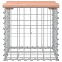 Banco jardín diseño gaviones madera abeto Douglas 43x44x42 cm de vidaXL, Bancos de jardín - Ref: Foro24-834336, Precio: 29,83...