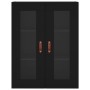 Armarios de pared 2 uds madera de ingeniería negro de vidaXL, Aparadores - Ref: Foro24-3197914, Precio: 168,63 €, Descuento: %