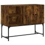 Aparador de madera de ingeniería roble ahumado 100x40x79,5 cm de vidaXL, Aparadores - Ref: Foro24-831820, Precio: 74,49 €, De...