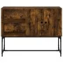 Aparador de madera de ingeniería roble ahumado 100x40x79,5 cm de vidaXL, Aparadores - Ref: Foro24-831820, Precio: 74,49 €, De...
