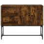 Aparador de madera de ingeniería roble ahumado 100x40x79,5 cm de vidaXL, Aparadores - Ref: Foro24-831820, Precio: 75,38 €, De...