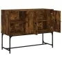Aparador de madera de ingeniería roble ahumado 100x40x79,5 cm de vidaXL, Aparadores - Ref: Foro24-831820, Precio: 74,49 €, De...