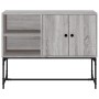 Aparador de madera de ingeniería gris Sonoma 100x40x79,5 cm de vidaXL, Aparadores - Ref: Foro24-831821, Precio: 77,62 €, Desc...