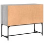 Aparador de madera de ingeniería gris Sonoma 100x40x79,5 cm de vidaXL, Aparadores - Ref: Foro24-831821, Precio: 77,62 €, Desc...