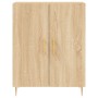 Aparador alto madera contrachapada color roble 69,5x34x180 cm de vidaXL, Aparadores - Ref: Foro24-3189240, Precio: 144,20 €, ...