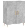 Aparador alto madera contrachapada gris hormigón 69,5x34x180 cm de vidaXL, Aparadores - Ref: Foro24-3189241, Precio: 118,54 €...