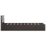 Cama canapé hidráulica con LED cuero sintético gris 100x200 cm de vidaXL, Camas y somieres - Ref: Foro24-285553, Precio: 278,...