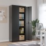 Armario archivador de acero negro 90x40x200 cm de vidaXL, Armarios archivadores - Ref: Foro24-339762, Precio: 363,93 €, Descu...