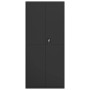 Armario archivador de acero negro 90x40x200 cm de vidaXL, Armarios archivadores - Ref: Foro24-339762, Precio: 363,93 €, Descu...
