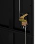 Armario archivador de acero negro 90x40x200 cm de vidaXL, Armarios archivadores - Ref: Foro24-339762, Precio: 363,93 €, Descu...