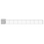 Gallinero y corral acero galvanizado gris claro 117x1017x123 cm de vidaXL, Jaulas y habitáculos para animales pequeños - Ref:...