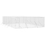 Perrera de exterior acero galvanizado plateado 6x10x2 m de vidaXL, Casetas y cercados para perros - Ref: Foro24-3190461, Prec...