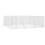 Perrera de exterior acero galvanizado plateado 6x6x2 m de vidaXL, Casetas y cercados para perros - Ref: Foro24-3190460, Preci...