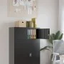 Black steel filing cabinet 90x40x40 cm by vidaXL, Filing cabinets - Ref: Foro24-339718, Price: 121,98 €, Discount: %