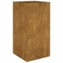 Jardinera de acero corten 40x40x80 cm de vidaXL, Maceteros y jardineras - Ref: Foro24-824524, Precio: 101,71 €, Descuento: %