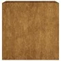Jardinera de acero corten 80x40x80 cm de vidaXL, Maceteros y jardineras - Ref: Foro24-824525, Precio: 109,37 €, Descuento: %