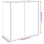 Jardinera de acero corten 80x40x80 cm de vidaXL, Maceteros y jardineras - Ref: Foro24-824525, Precio: 109,37 €, Descuento: %