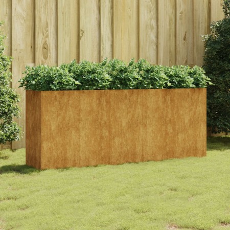 Jardinera acero corten 200x40x80 cm de vidaXL, Maceteros y jardineras - Ref: Foro24-824527, Precio: 226,05 €, Descuento: %