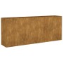 Jardinera acero corten 200x40x80 cm de vidaXL, Maceteros y jardineras - Ref: Foro24-824527, Precio: 226,05 €, Descuento: %