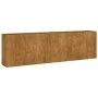 Jardinera acero corten 280x40x80 cm de vidaXL, Maceteros y jardineras - Ref: Foro24-824528, Precio: 293,73 €, Descuento: %